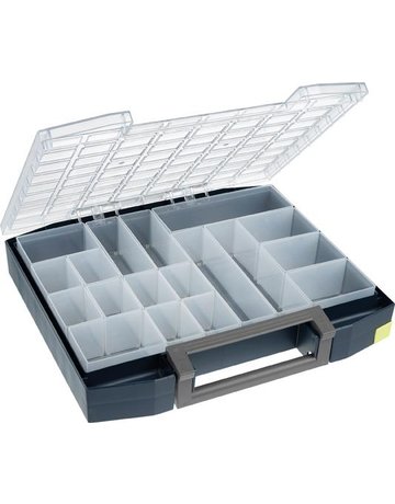Sortimentskoffer Polycarbonat boxxser 80 8x8-18 blau raaco