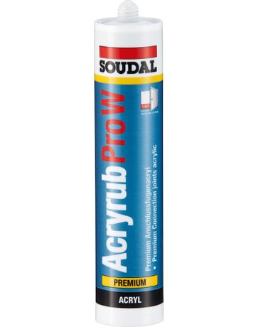 ACRYRUB PRO W 310ml schwarz SOUDAL