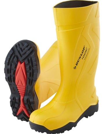 Stiefel Dunlop Purofort+, S5, Gr. 49/50, gelb