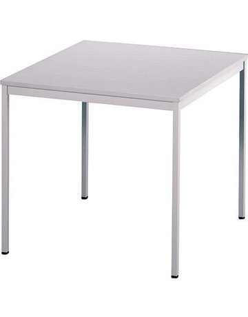 Tisch 80 x 80 lichtgrau