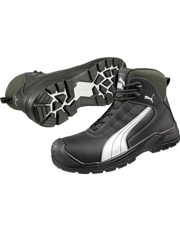 Stiefel 630210, S3, Gr. 48, schwarz/silber Puma