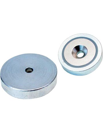 Neodym-Magnet-Flachgreifer mit Bohr.40 x 8,0mm Beloh