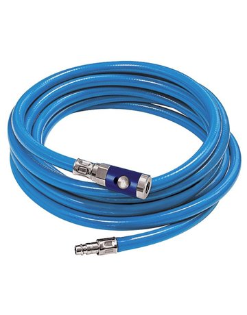 Werkstattschlauch-Set Druckknopf-Kupplung NW7,4blau 12,7x3,5mm 20m RIEGLER