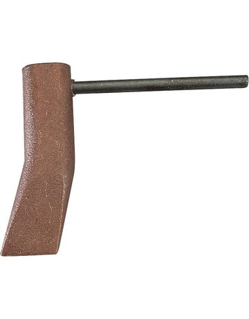 Kupferstück Hammerform mit Eisenstift gerade für Propan-Handgriff 250 g GCE