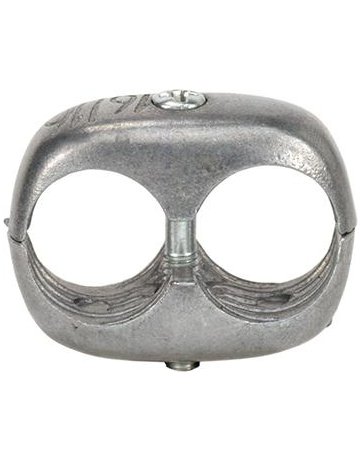 Doppelschlauchklemme Leichtm. 13x13 mm
