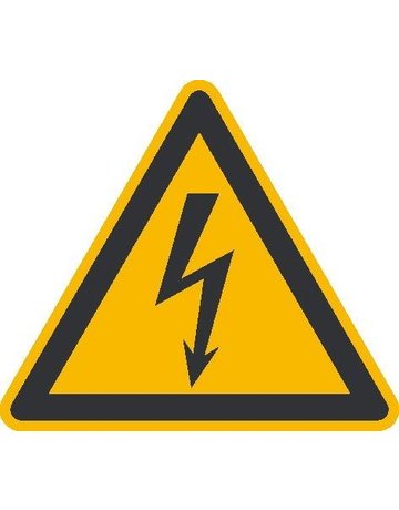 Warnschild Folie SL 200 mm Warnung vor gefährlicher elektrischer Spannung - Safety Marking