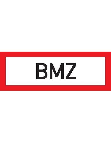 Brandschutzschild Folie B297xH105 mm Brandmeldezentrale langnachleuchtend - Safety Marking