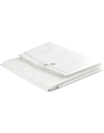 Bändchengewebeplane PE 160 g/qm, 10 x 15 m