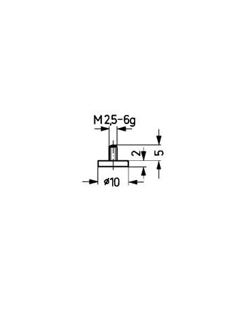 Messeinsatz Stahl Typ 11/35,0mm KÄFER