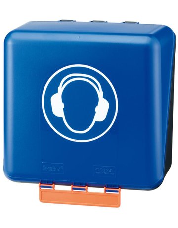Aufbewahrung Box SECU Midi Standa rd, für Gehörschutz, blau - GEBRA