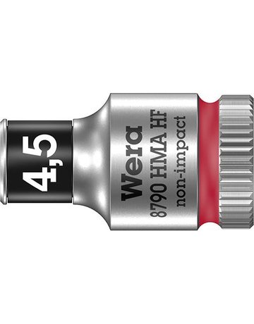 Steckschlüsseleinsatz 6-kant 1/4" 4,5mm mit Haltefunktion Wera