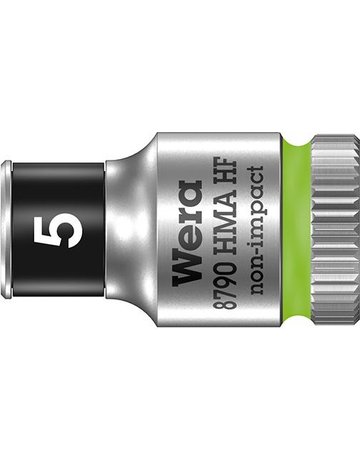 Steckschlüsseleinsatz 6-kant 1/4" 5mm mit Haltefunktion Wera