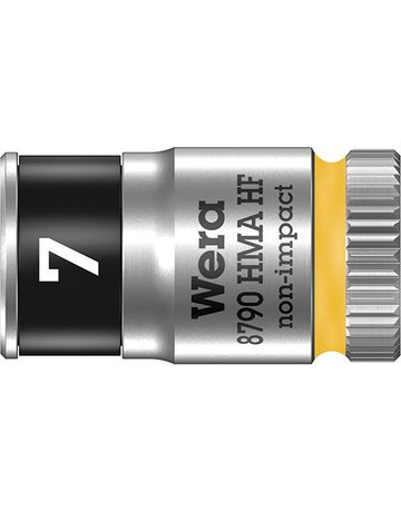 Steckschlüsseleinsatz 6-kant 1/4" 7mm mit Haltefunktion Wera
