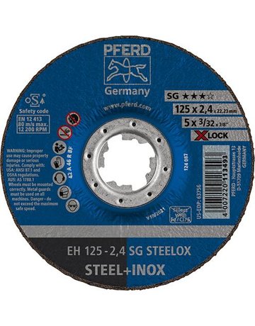 Trennscheibe SG X-LOCK STEELOX 125x2,4mm Pferd