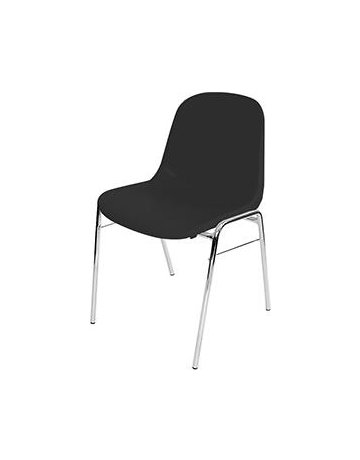 Schalenstuhl BETA chrom/schwarz