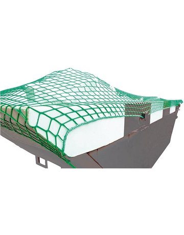 Containernetz 4,0x3,0 m MW 45 grün ohne Gummi