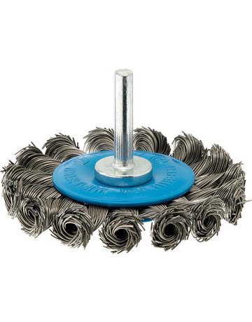 Rundbürste Stahldraht 6mm 75mm gezopft FORUM