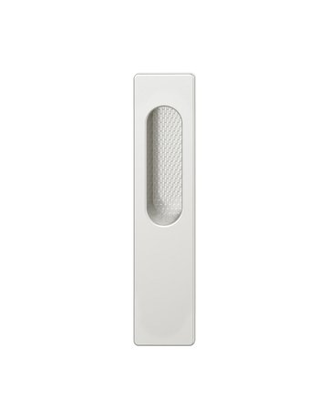 Griffm. o. Loch 35x155mm eckig Aluminium naturfarbig - FSB