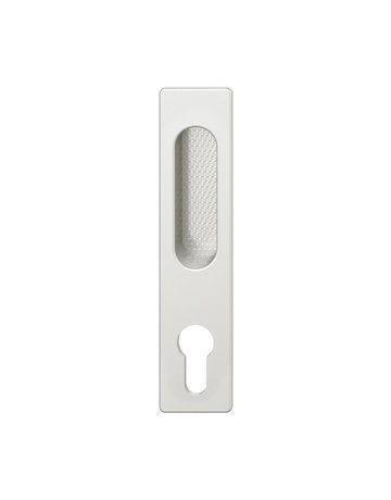 Griffm. PZ 69mm 35x155mm eckig Aluminium naturfarbig - FSB