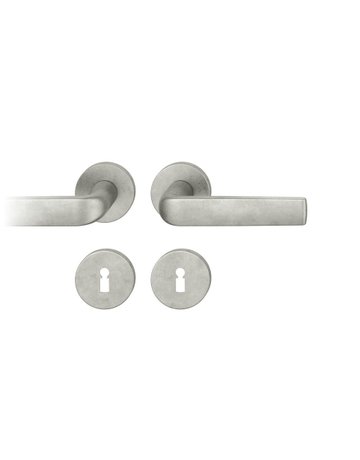 Drückergarnitur 12 1267 Rosette rd,BB,8,Si,TS39-58 - FSB
