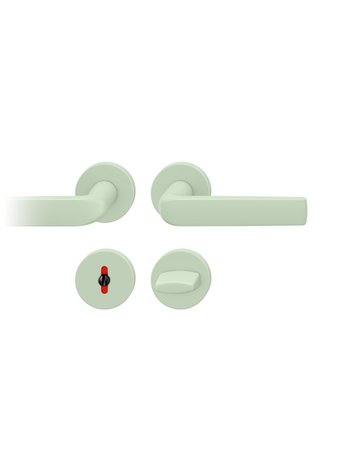 Drückergarnitur 12 1267 Rosette rd,WC/SS,8(8),LC 32042,TS39-58 - FSB