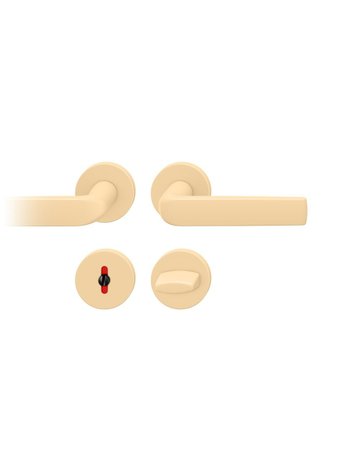 Drückergarnitur 12 1267 Rosette rd,WC/SS,8(8),LC 32060,TS39-58 - FSB