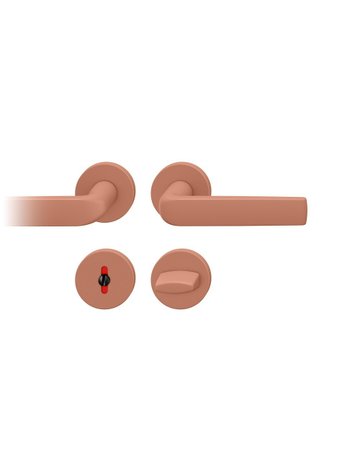 Drückergarnitur 12 1267 Rosette rd,WC/SS,8(8),LC 32121,TS39-58 - FSB