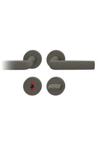Drückergarnitur 12 1267 Rosette rd,WC/SS,8(8),LC 32140,TS39-58 - FSB