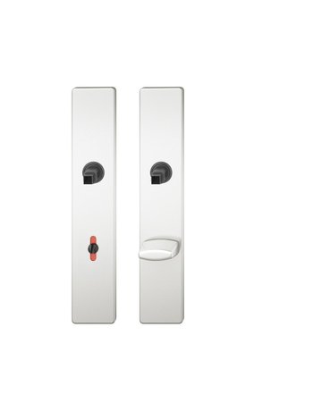 Langschildpaar ASL® 12 1410 eckig,WC/SS 78,TS 39-58,F1 eloxiert - FSB