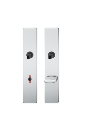 Langschildpaar ASL® 12 1410 eckig,WC/SS 78,TS 39-58,ER matt - FSB