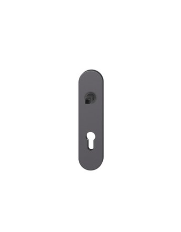 Kurzschild ASL® 12 1451 oval,PZ 72,schwarz gestr. - FSB