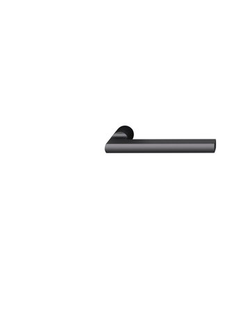 Drückerlochteil ASL® 10 1035 8mm,schwarz gestrahlt - FSB