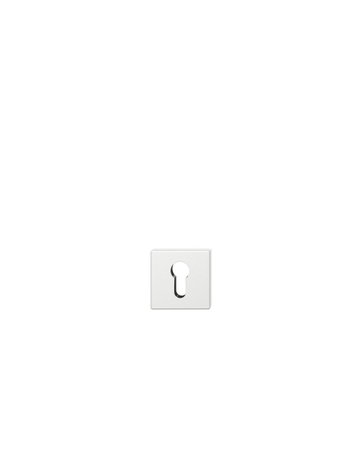 Schlüsselrosettenpaar ASL® 12 1704 eckig,PZ, 7mm,TS 39-58,F1 - FSB