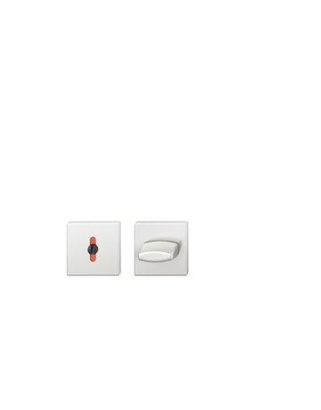 Schlüsselrosettenpaar ASL® 12 1704 eckig,WC/S, 7mm,TS 39-58,F1 - FSB