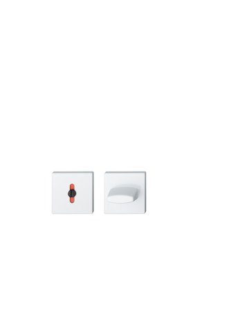 Schlüsselrosettenpaar ASL® 12 1704 eckig,WC/S, 7mm,TS 39-58,F9016 - FSB