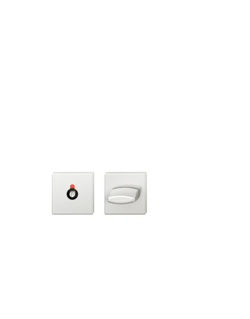 Schlüsselrosettenpaar ASL® 12 1704 eckig ,WC/SS, 7mm,TS 39-58,F1,m.Notenr. - FSB