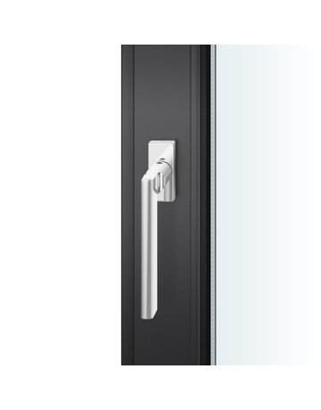 Fenstergriff 34 1035 Stand.,schm.eck.,7/24-38,ER poliert - FSB