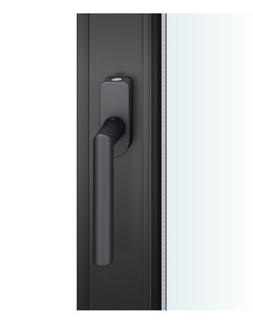 Fenstergriff 34 1076 abschl.,7/30,schwarz - FSB
