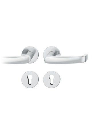 Drückergarnitur 72 1045 Rosette rund ,PZ,8,DR,ER,TS39-48,AGL3 - FSB