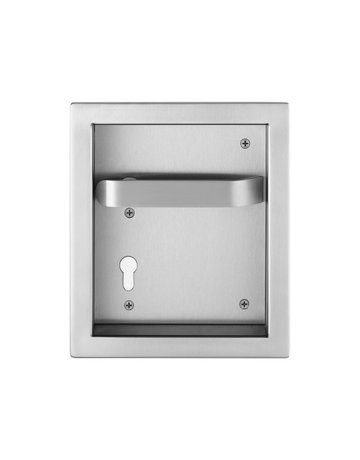 Turnhallenbeschlag 77 7948 235x202,für Rosette,PZ72,DL,9mm,ER - FSB