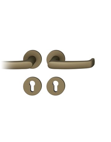 Drückergarnitur 12 1045 Rosette ,rd.,PZ,8,C33,TS39-58 - FSB