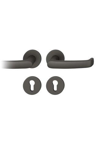 Drückergarnitur 12 1045 Rosette ,rd.,PZ,8,C34,TS39-58 - FSB