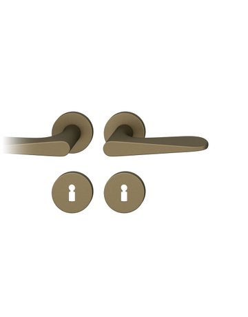 Drückergarnitur 12 1144 Rosette ,rd.,BB,8,C33,TS39-58 - FSB