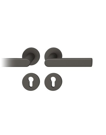 Drückergarnitur 12 1244 Rosette ,rd.,PZ,8,C34,TS39-58 - FSB