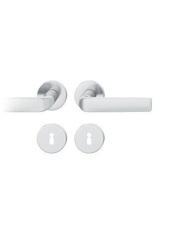 Drückergarnitur 72 1267 Rosette rund ,BB,8,DR,ER,TS39-48 - FSB