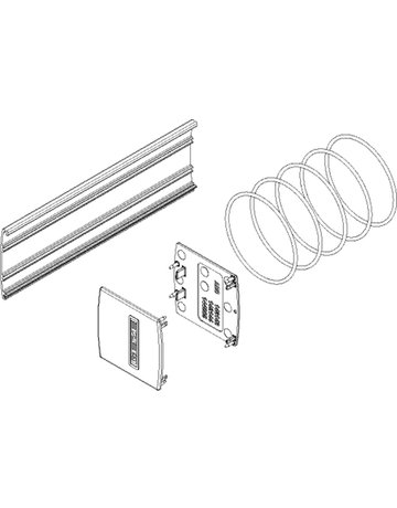 ZT-Abdeckprofil, Levolan 60/120, Aluminium,L 2450mm, edelstahloptik eloxiert - GEZE