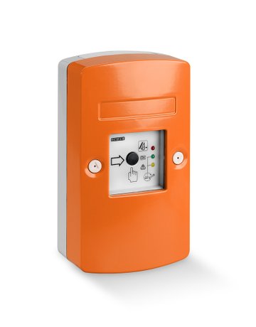 RWA-Treppenhauszentrale, 24V DC, Aufputz, THZ Comfort N4, orange, tieforange - GEZE