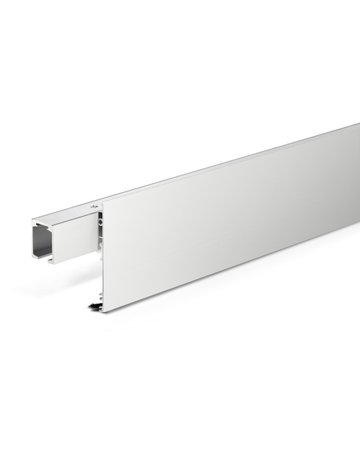 ZT-Clipsblende, 100, für Laufprofil, 6060mm, edelstahloptik eloxiert - GEZE