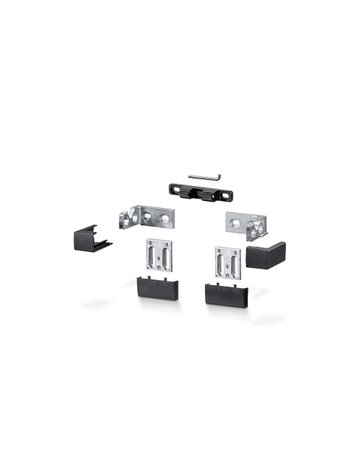 RWA-Konsolensatz, für Ketten antr., Slimchain, B, DL-R, Aluminium, RAL 9005 lackiert - GEZE