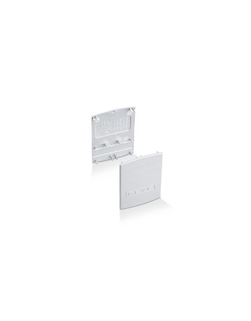 ZT-Stirnabdeckung,Set, Levolan 60/120, Aluminium, tiefschwarz lackiert - GEZE